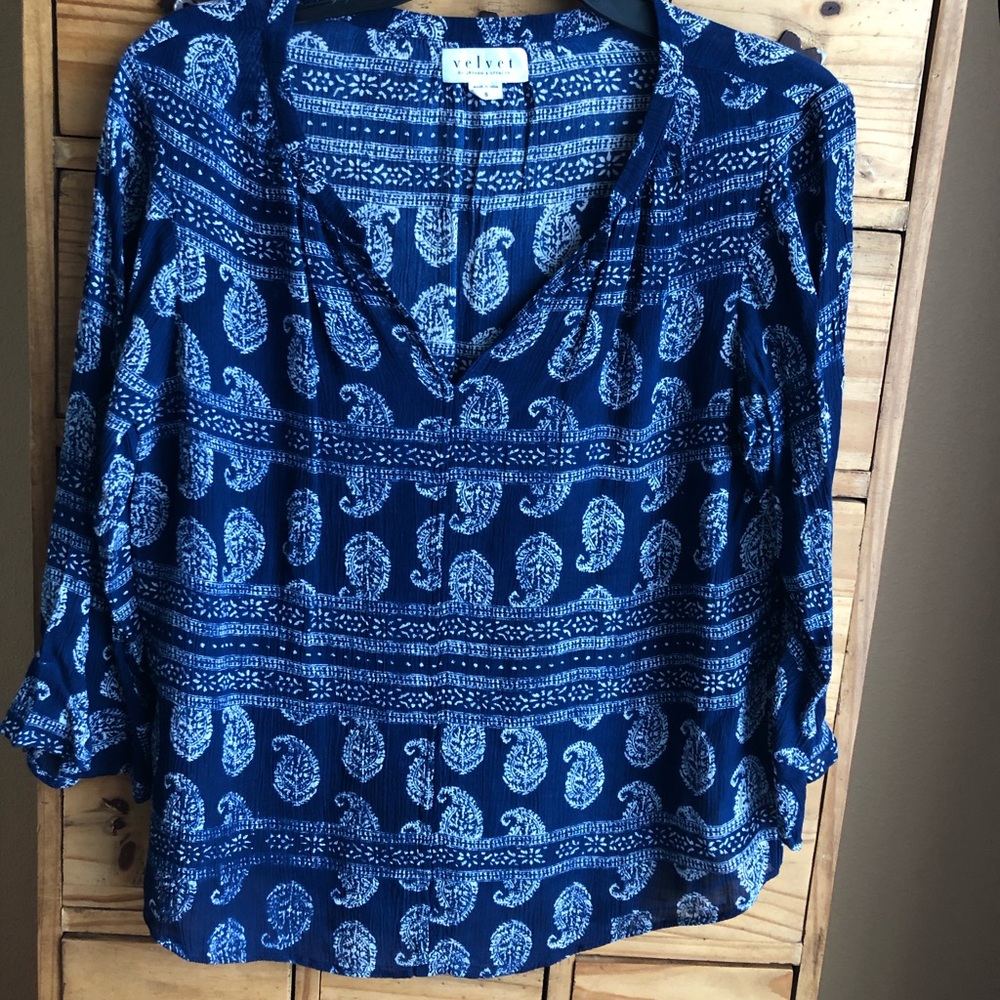Velvet by Graham & Spencer BEAUTIFUL Blouse - EUC